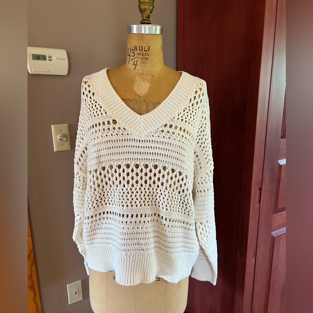Cream Universal Thread Sweater